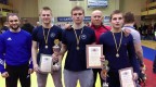 Kelmės laisvųjų imtynių komandos prizininkai Lietuvos jaunimo čempionate