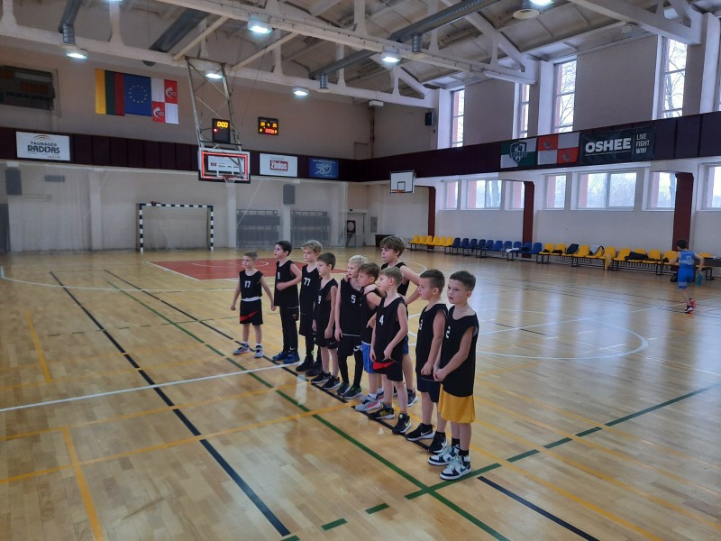 Jaunieji krepšininkai dalyvavo turnyre Tauragėje