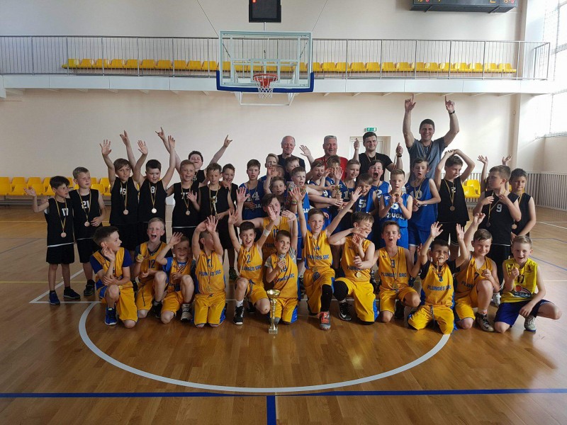 Telšių sporto ir rekreacijos centras surengė vaikų krepšinio turnyrą